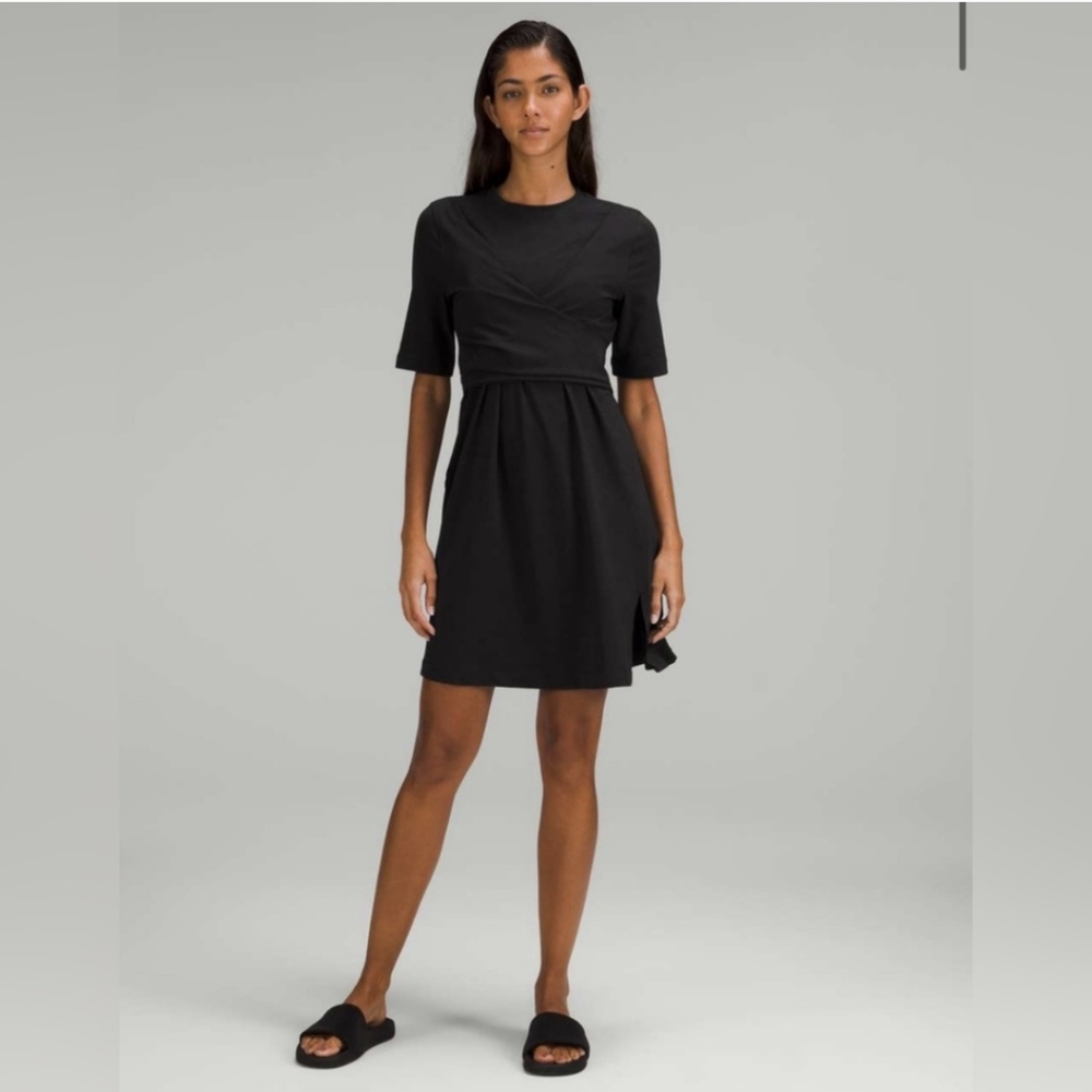 LULULEMON COTTON WRAP FRONT Dress